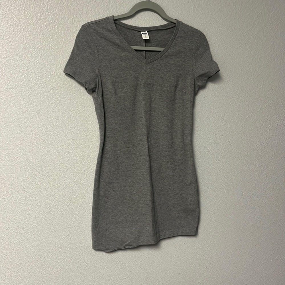 Gray Mini Tshirt Dress